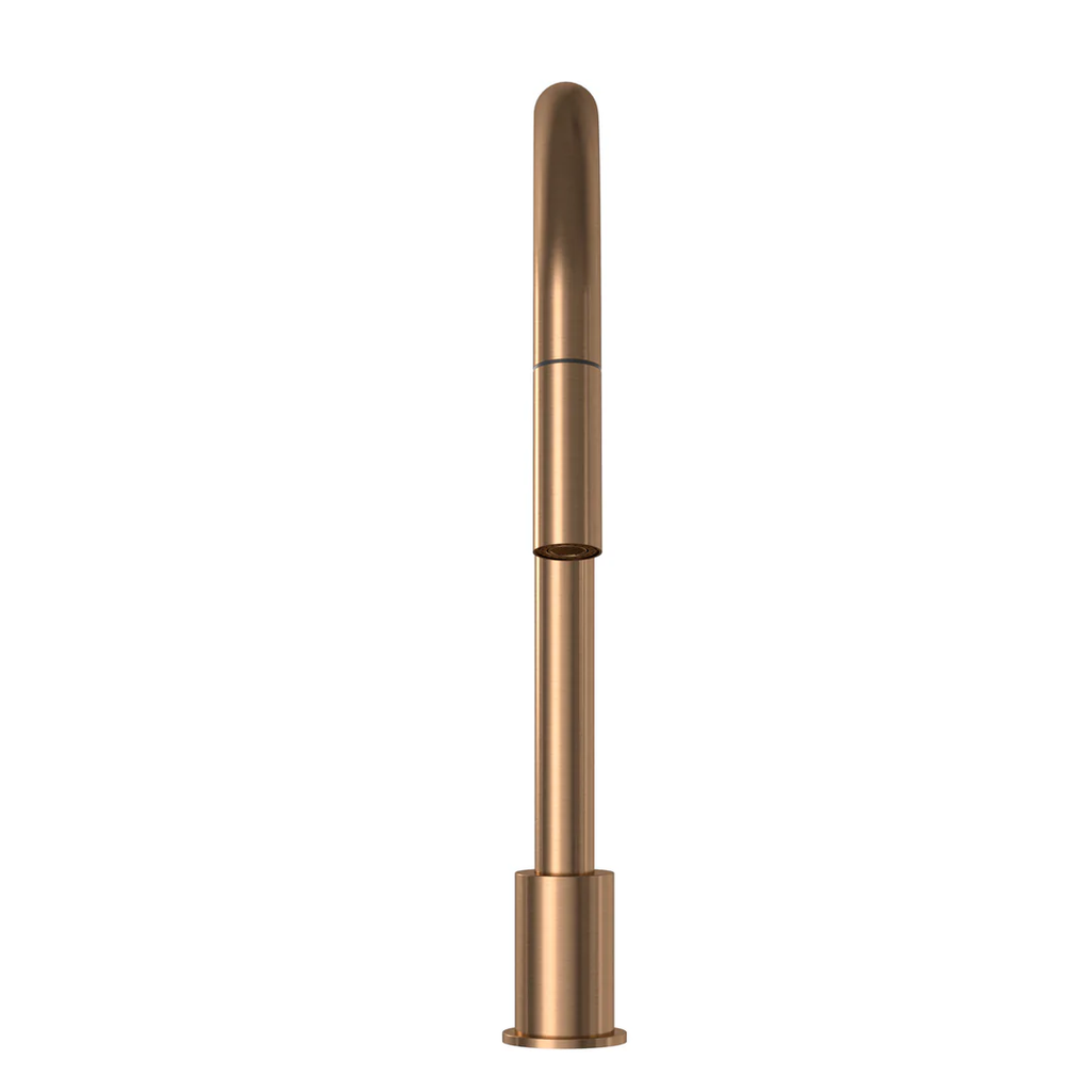 Meir Kitchen Hob Spout with Pull Out Nozzle - Lustre Bronze