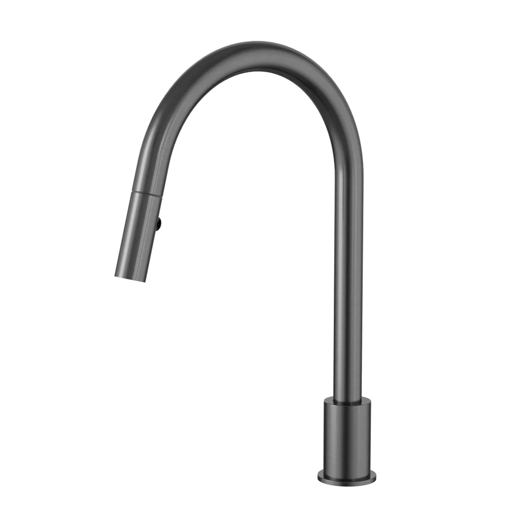 Meir Kitchen Hob Spout with Pull Out Nozzle - Shadow Gunmetal