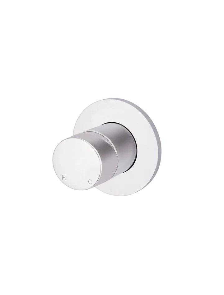 Meir Round Wall Mixer Finish Only - Chrome