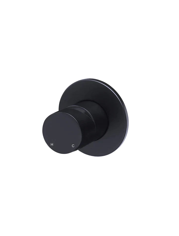Meir Round Wall Mixer Finish Only - Matte Black