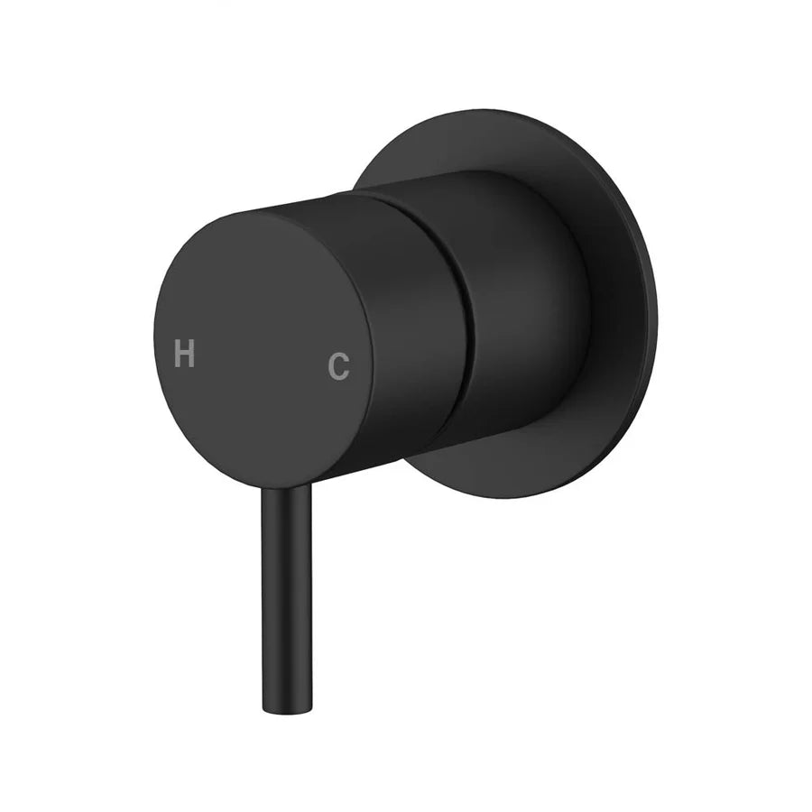 Amoza Wall Mixer 60mm Cover Plate - Matte Black