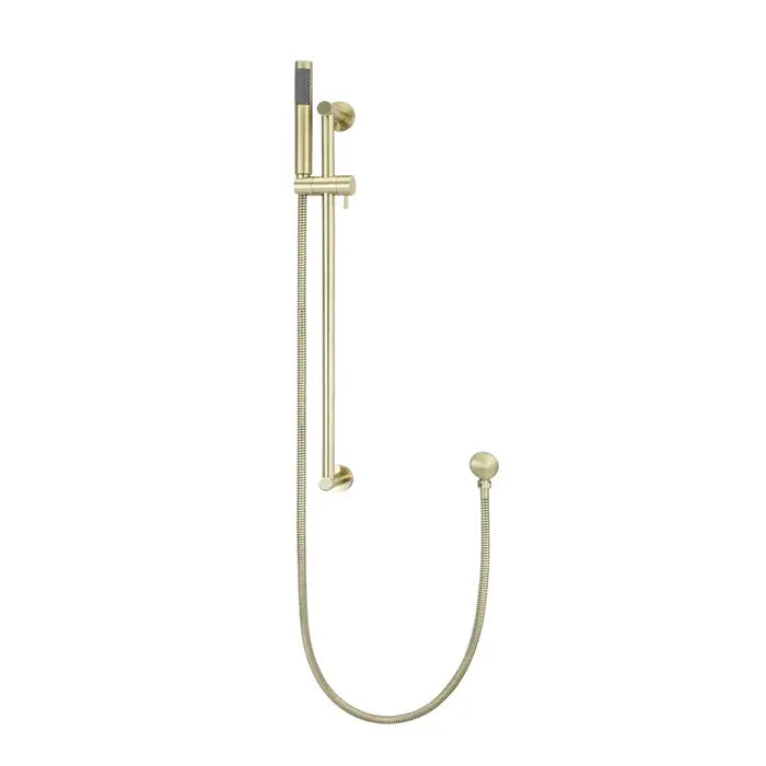 Meir Round Shower On Rail Column - Tiger Bronze