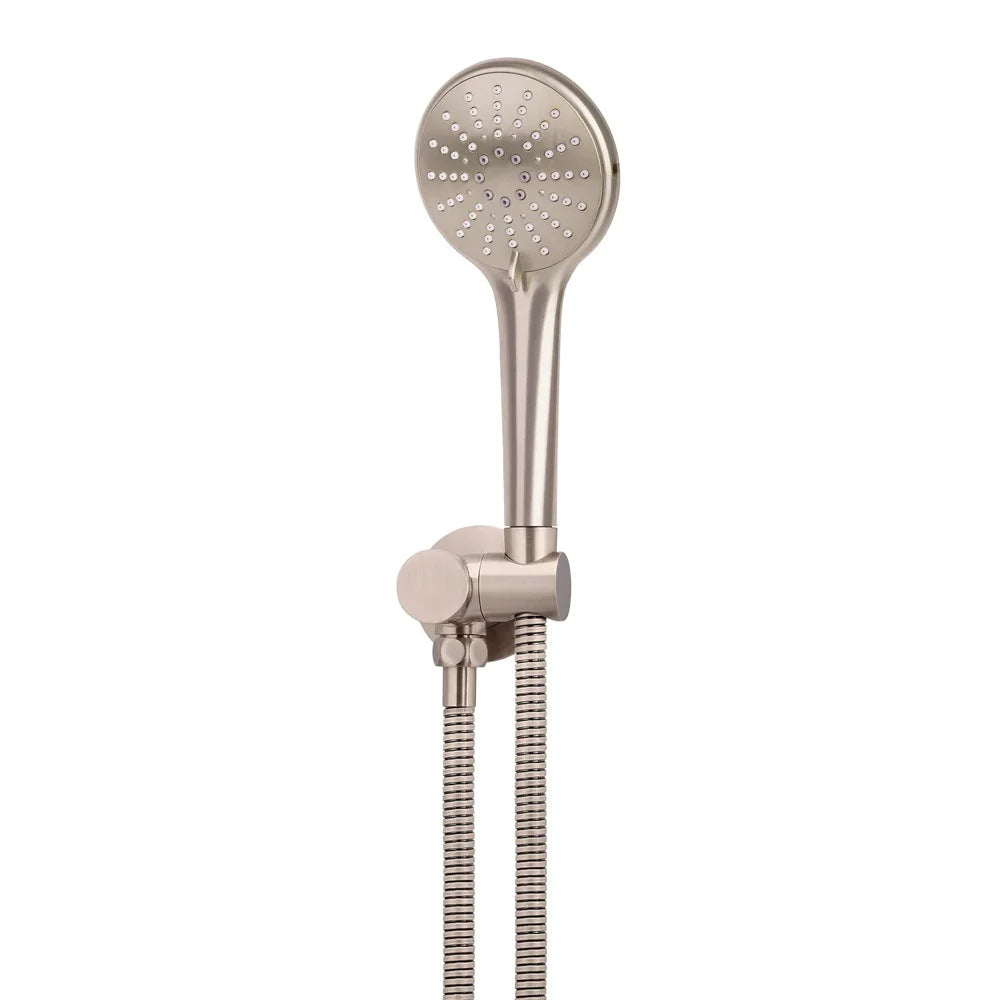 Meir Round Shower On Swivel Bracket - Champagne