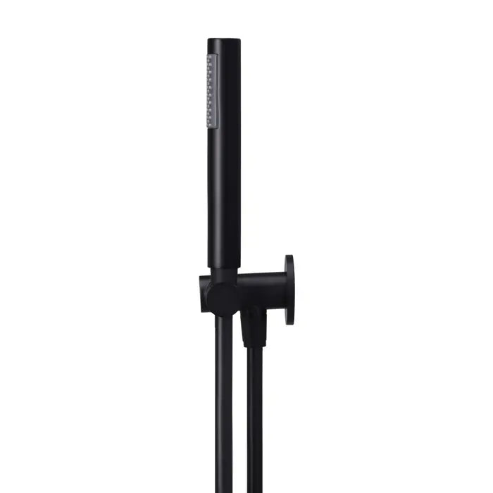 Meir Round Shower On Bracket - Matte Black
