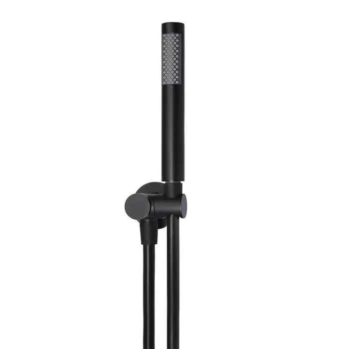 Meir Round Shower On Bracket - Matte Black