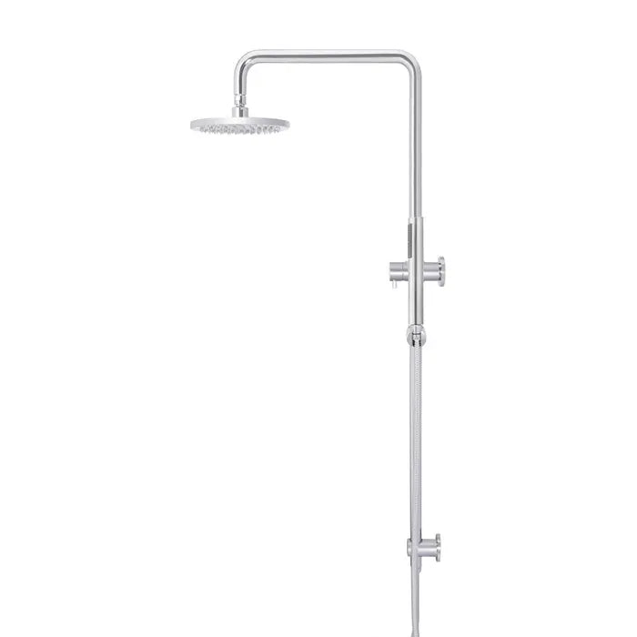 Meir Round Combination Shower Rail and Hand Shower - Chrome