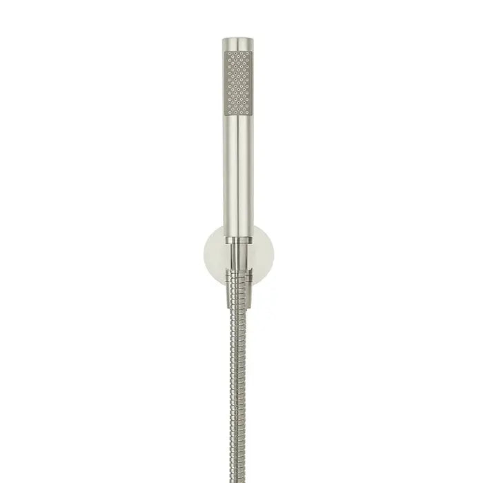 Meir Round Hand Shower On Fixed Bracket - Brushed Nickel