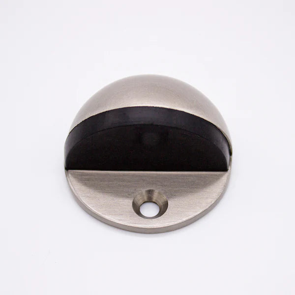Manovella Half Moon Door Stop - Brushed Nickel