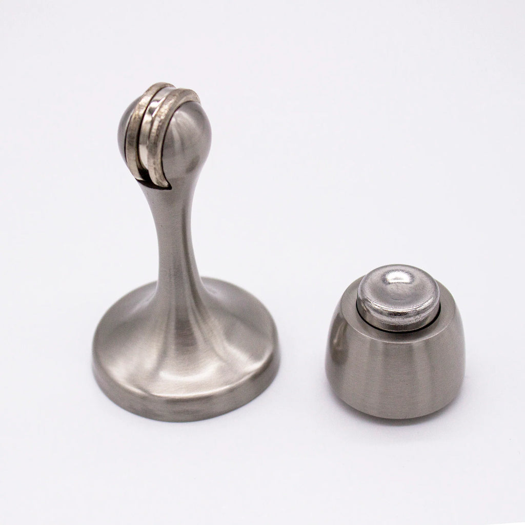 Manovella Brushed Nickel Magnetic Door Stop