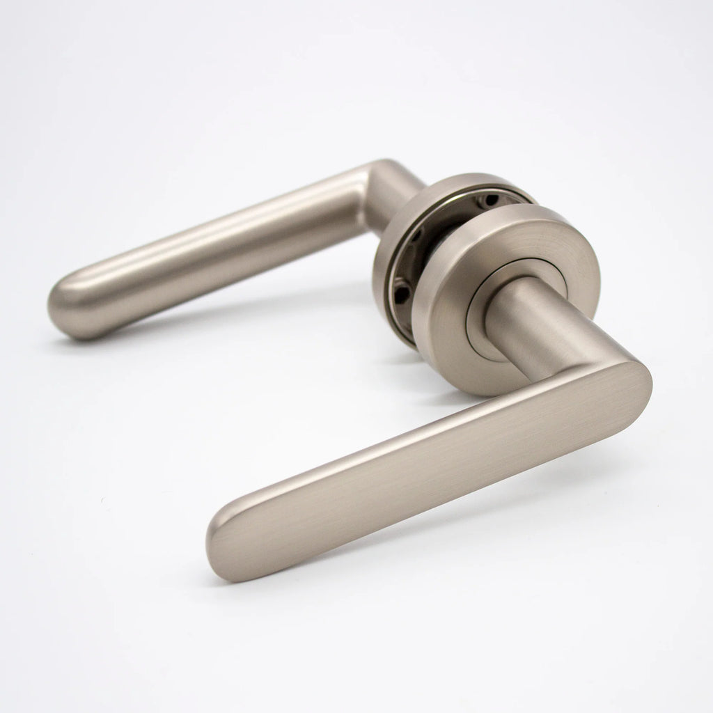 Manovella Passage Door Handle - Fairhaven - Brushed Nickel