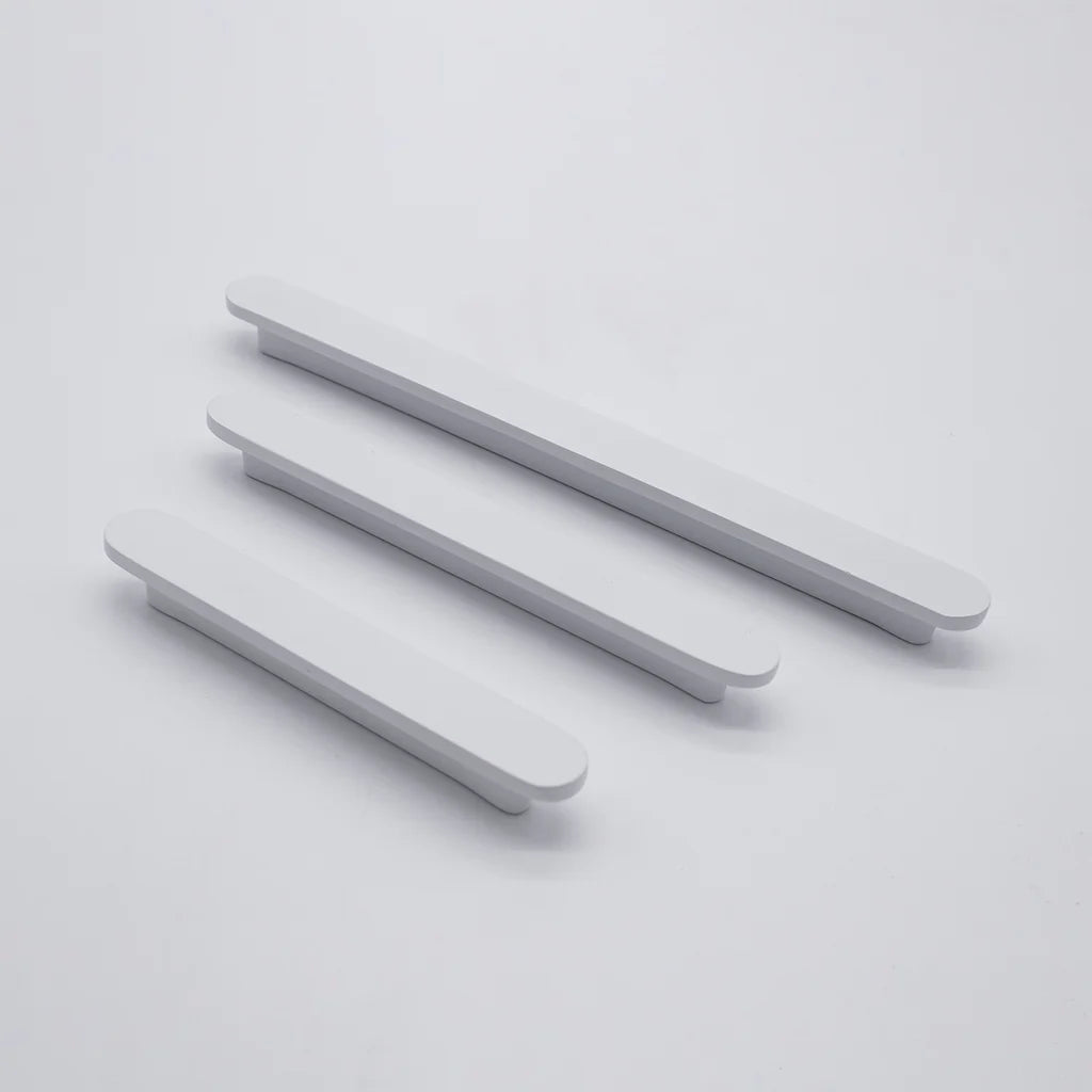 Manovella White Oval Profile Cabinet Pull - Imogen