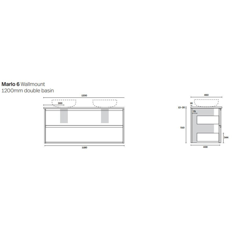 Marquis Marlo Wall Hung Vanity