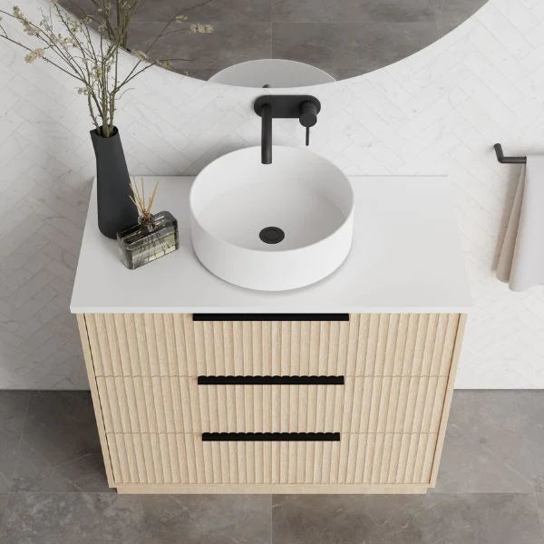 Marquis Lake Floor Standing Vanity Caesarstone Dekton Vasari
