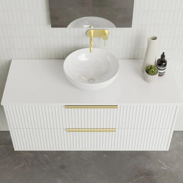 Marquis Lake Wall Hung Vanity Caesarstone Dekton Vasari
