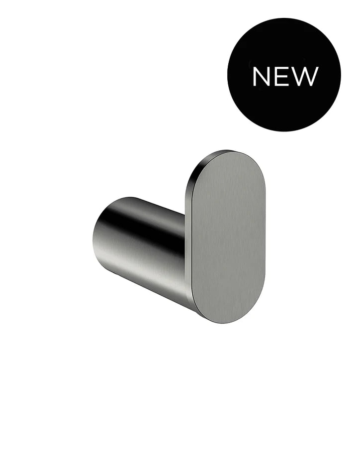 Meir Curvaé Single Robe Hook - Gunmetal