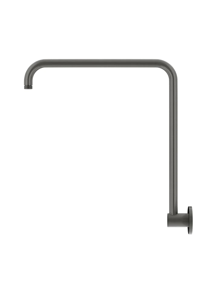 Meir High Rise Shower Arm - Gunmetal