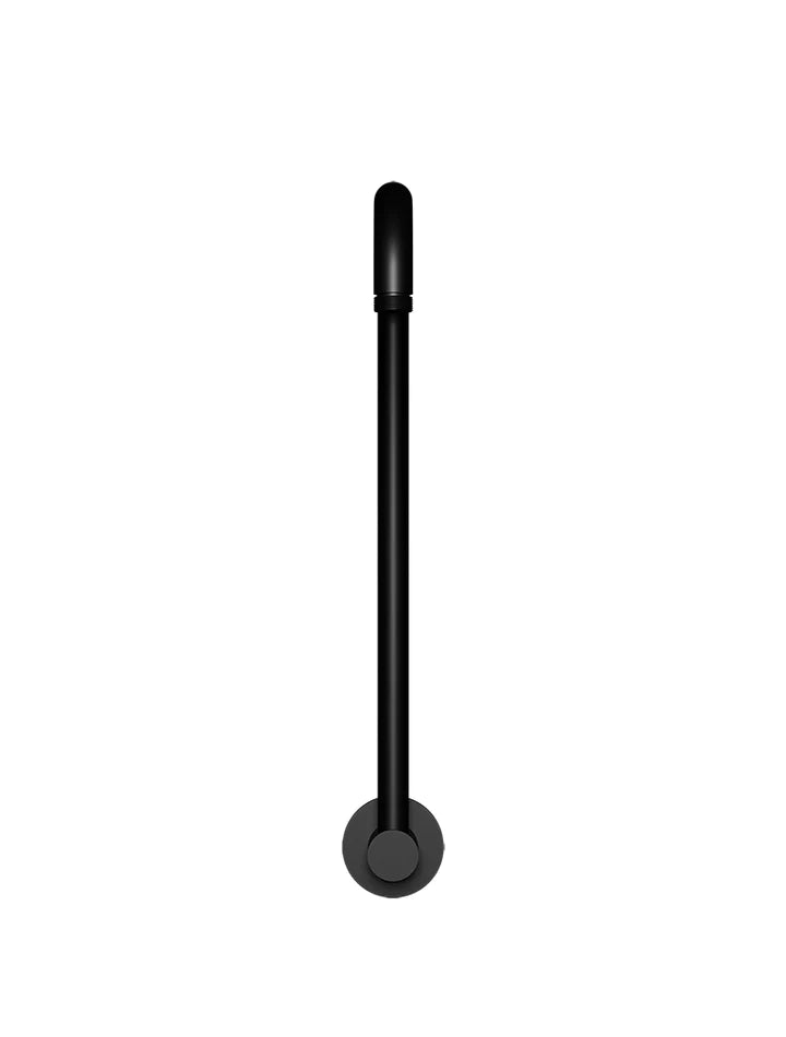 Meir High Rise Shower Arm - Matte Black