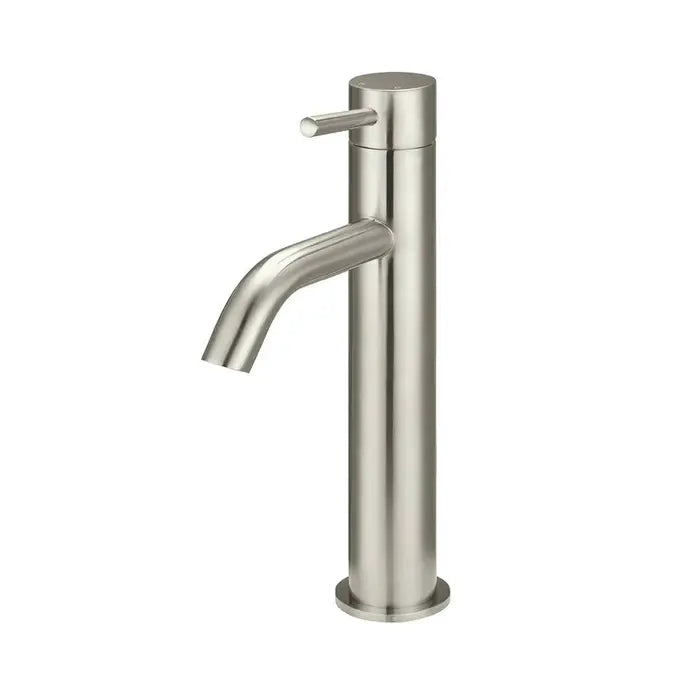 Meir Piccola Tall Basin Mixer Tap - Brushed Nickel