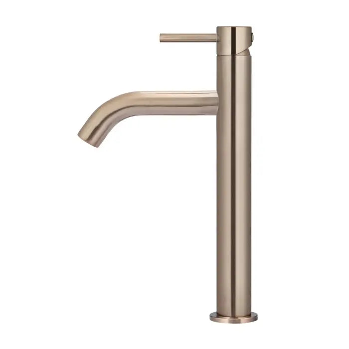 Meir Piccola Tall Basin Mixer Tap - Champagne Rose Gold