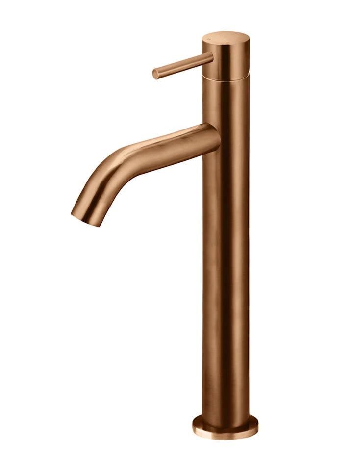 Meir Piccola Tall Basin Mixer Tap - Lustre Bronze