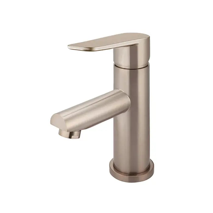 Meir Round Basin Mixer - Champagne