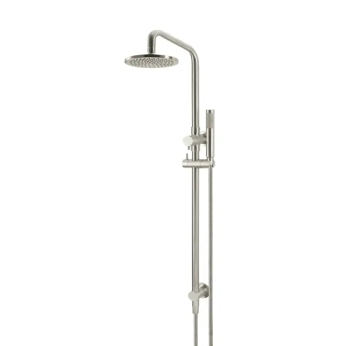 Meir Round Combination Shower Rail and Hand Shower - Brushed Nickel