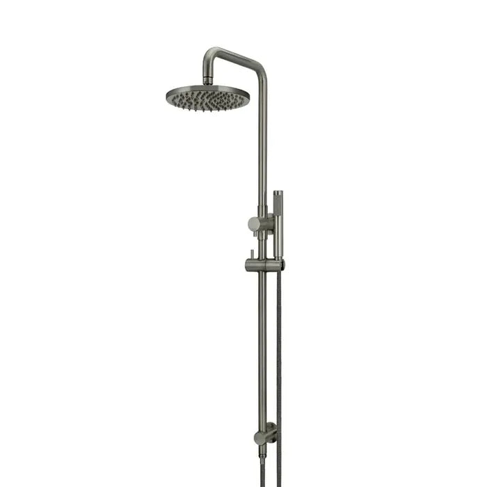 Meir Round Combination Shower Rail and Hand Shower - Shadow