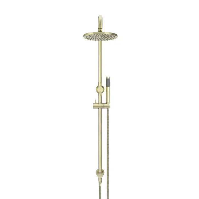 Meir Round Combination Shower Rail and Hand Shower - Tiger Bronze