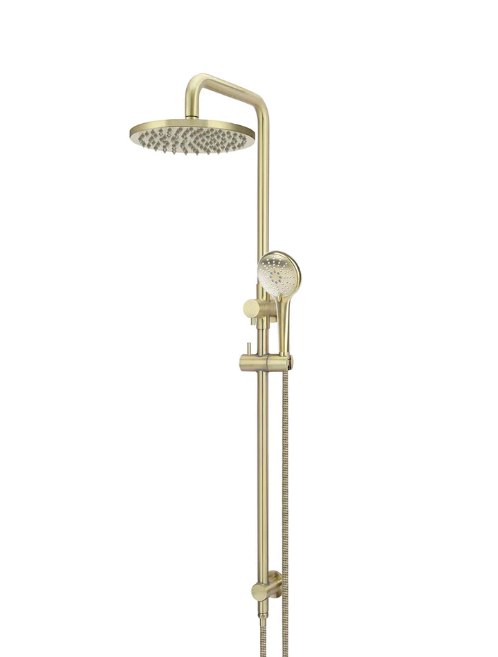 Meir Round Combination Shower Rail and Hand Shower - Tiger Bronze