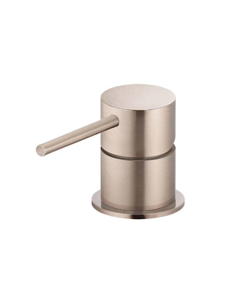 Meir Round Deck Mounted Mixer - Champagne