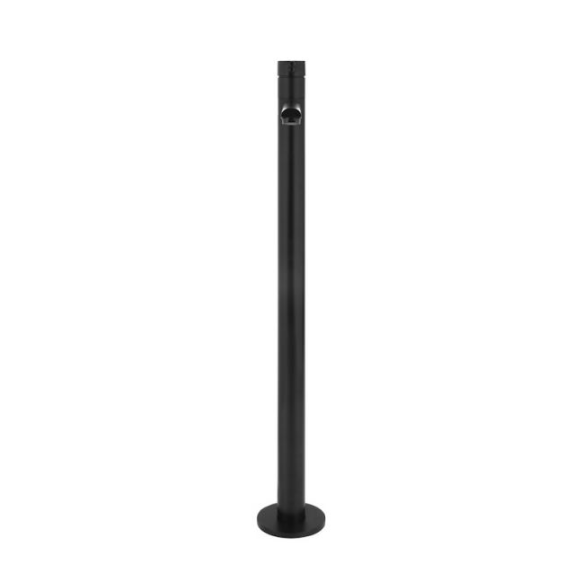 Meir Round Freestanding Bath Mixer - Matte Black