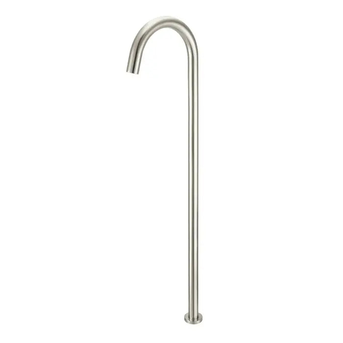 Meir Round Freestanding Bath Spout - Brushed Nickel