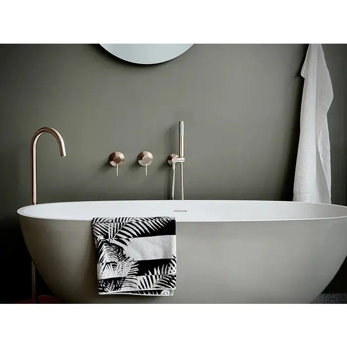 Meir Round Freestanding Bath Spout - Tiger Bronze