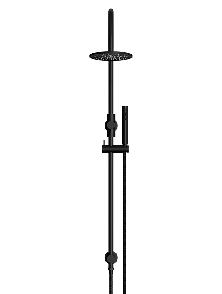 Meir Round Gooseneck Combination Shower Set - Matte Black – Wellsons