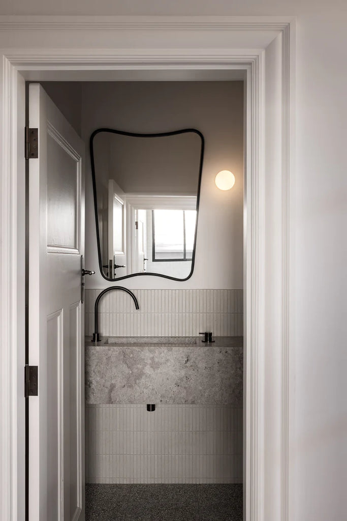 Meir Round Gooseneck High-Rise Swivel Hob Spout - Gunmetal