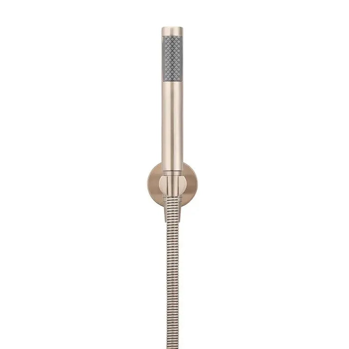 Meir Round Hand Shower On Fixed Bracket - Champagne Rose Gold