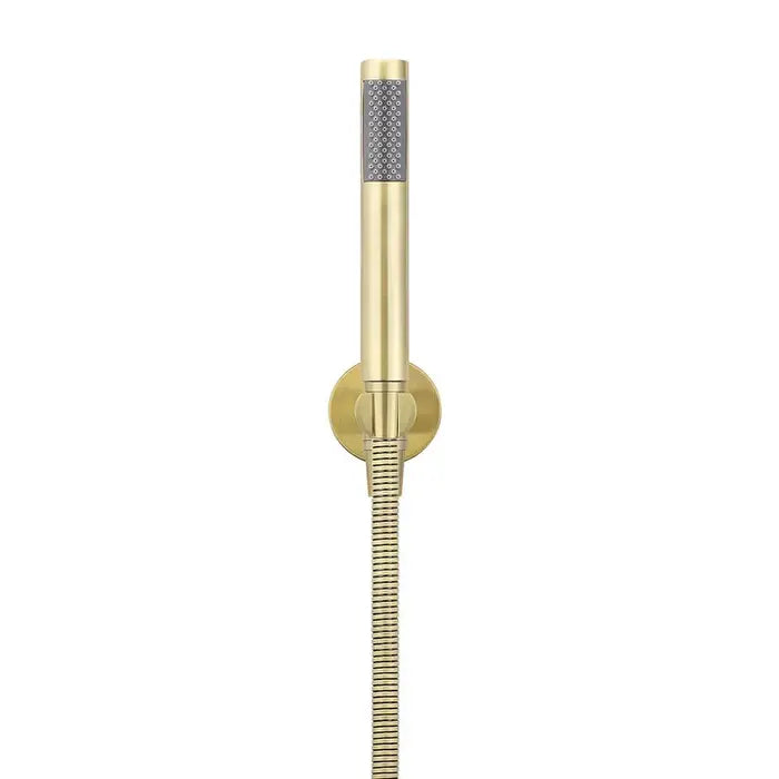 Meir Round Hand Shower On Fixed Bracket - Tiger Bronze
