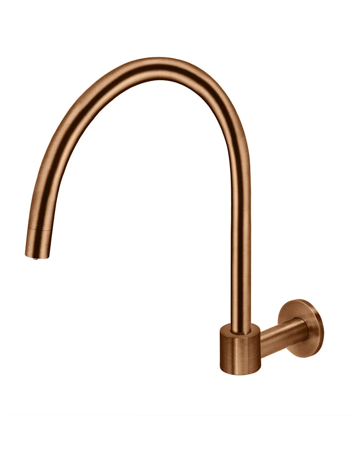 Meir Round High Rise Swivel Spout - Lustre Bronze