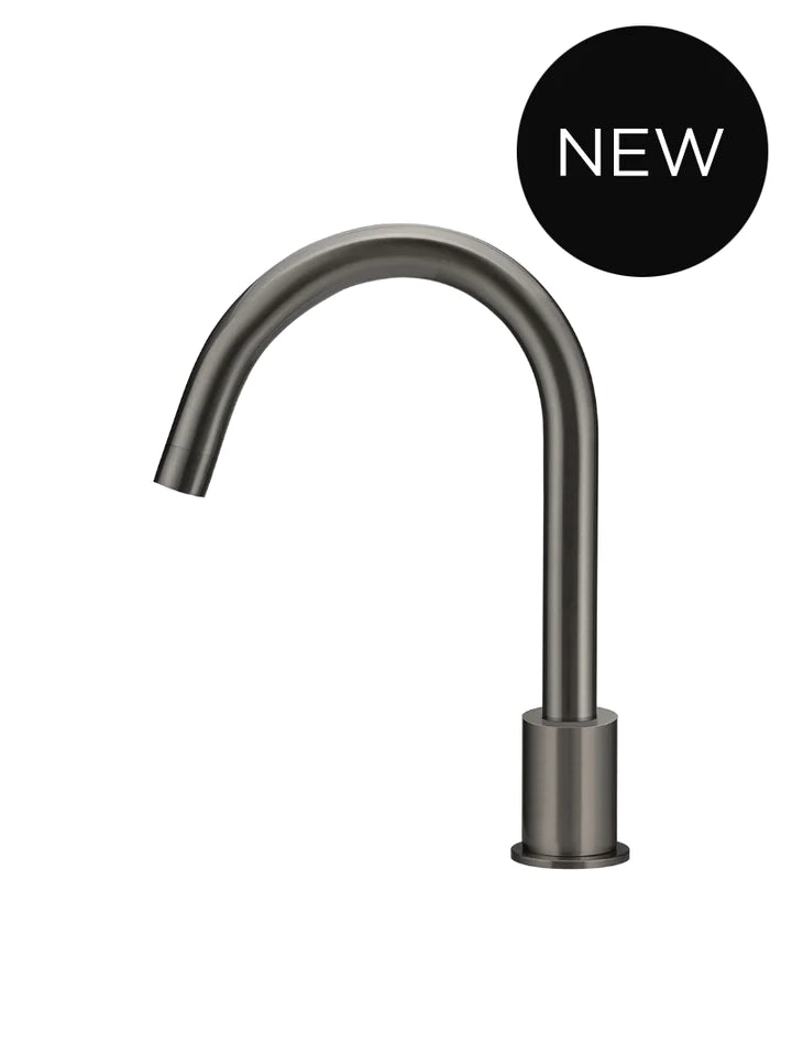Meir Round Hob Mounted Swivel Spout - Gunmetal
