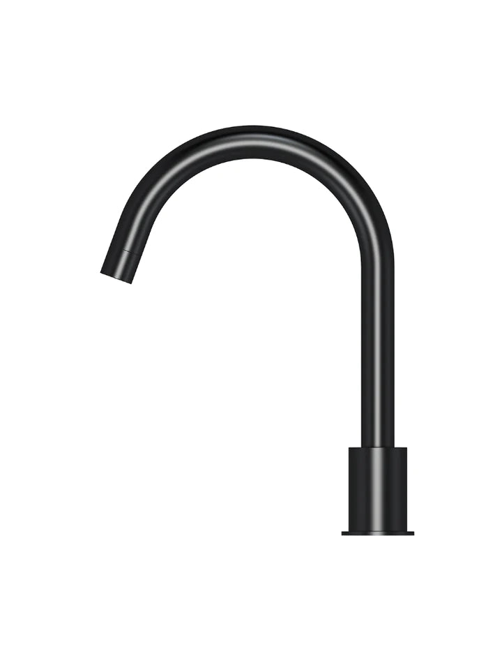Meir Round Hob Mounted Swivel Spout - Matte Black
