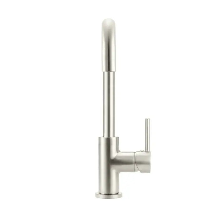 Meir Round Kitchen Mixer Tap - Brushed Nickel