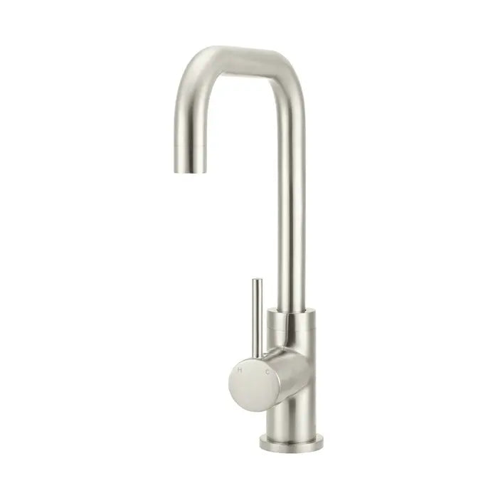 Meir Round Kitchen Mixer Tap - Brushed Nickel