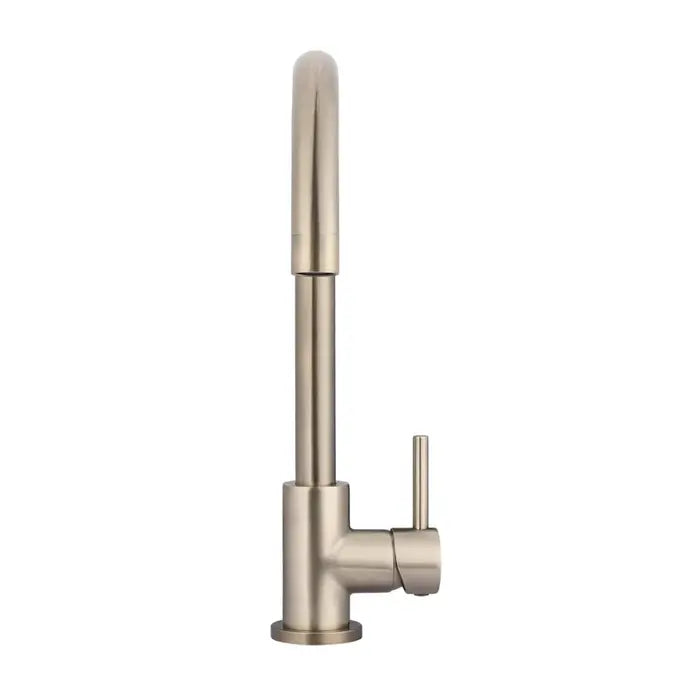 Meir Round Kitchen Mixer Tap - Champagne Rose Gold