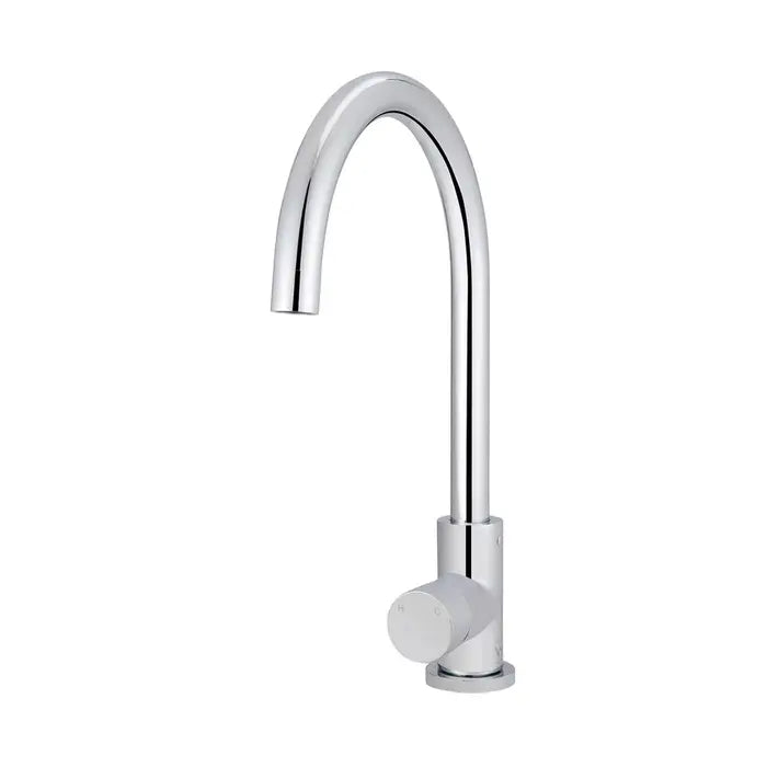 Meir Round Kitchen Mixer Tap - Chrome