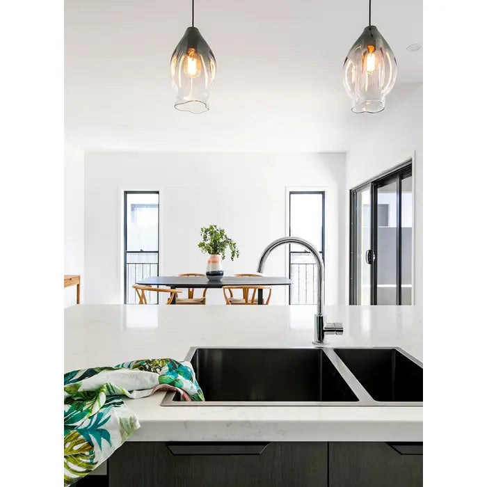 Meir Round Kitchen Mixer Tap - Chrome