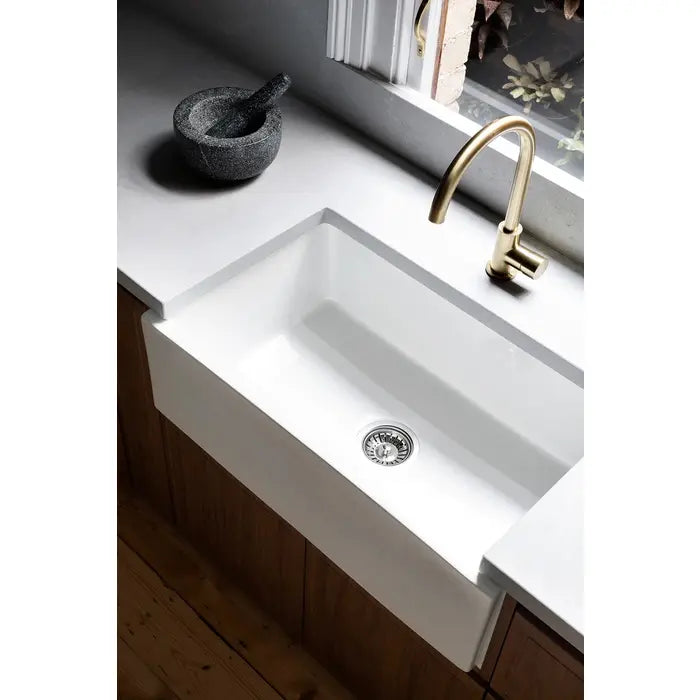 Meir Round Kitchen Mixer Tap - Tiger Bronze