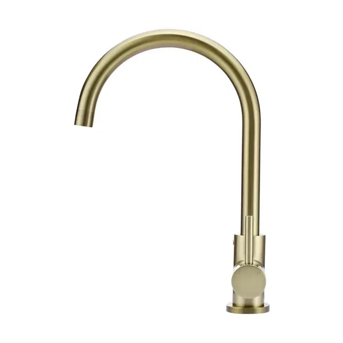 Meir Round Kitchen Mixer Tap - Tiger Bronze