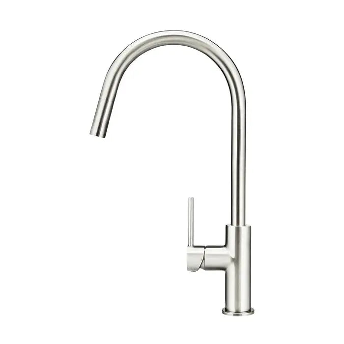 Meir Round Piccola Pull Out Kitchen Mixer Tap - Brushed Nickel