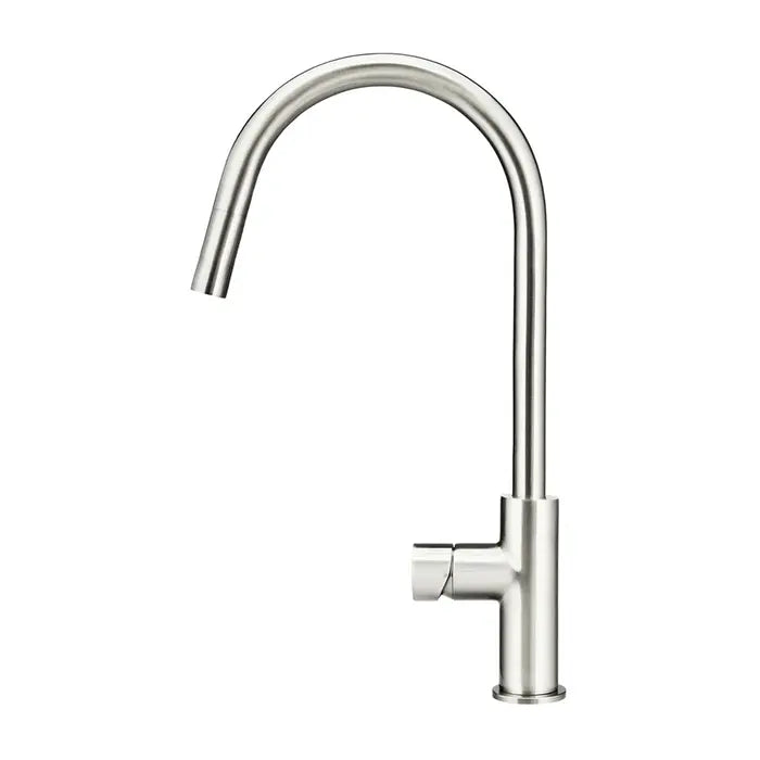 Meir Round Piccola Pull Out Kitchen Mixer Tap - Brushed Nickel