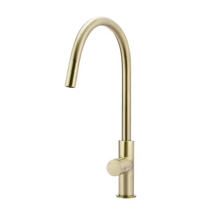 Meir Round Piccola Pull Out Kitchen Mixer Tap - Tiger Bronze